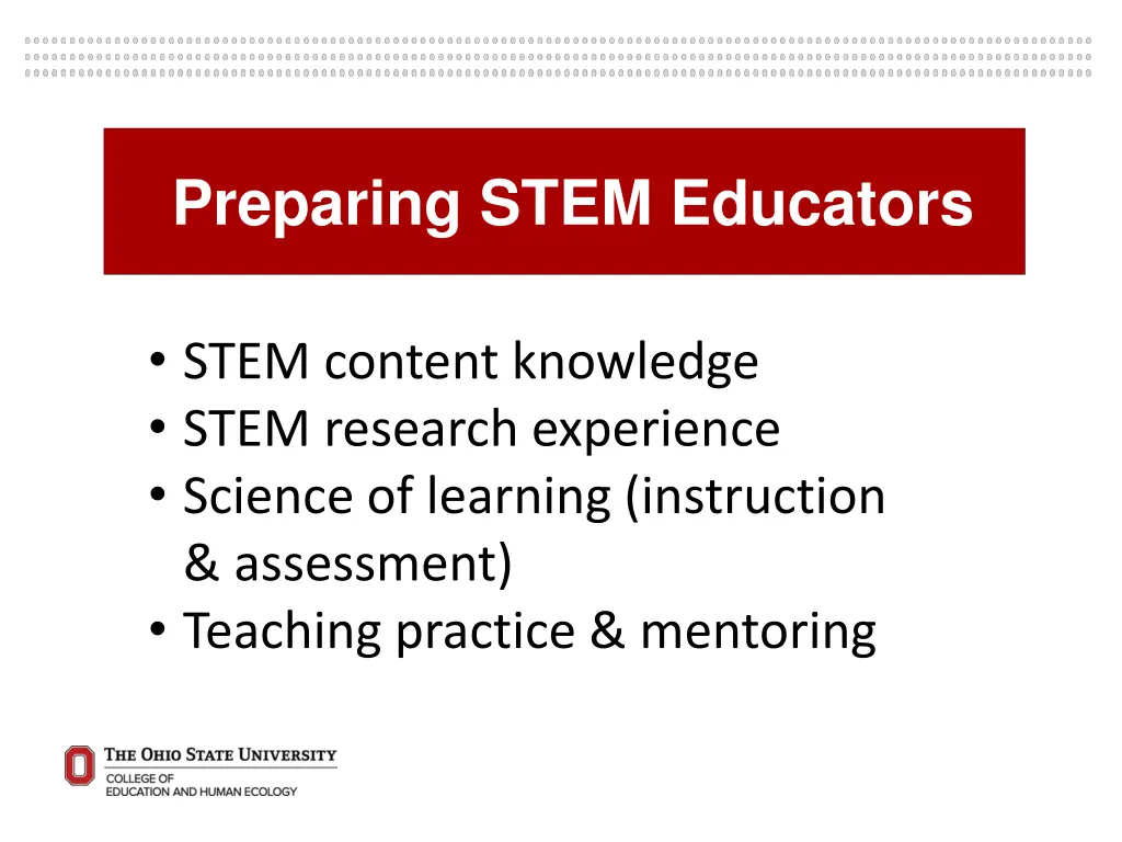 preparing stem educators