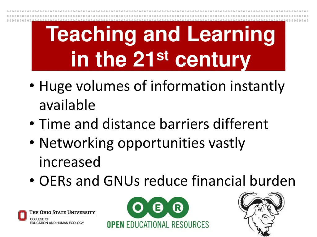 teaching and learning in the 21 st century 1