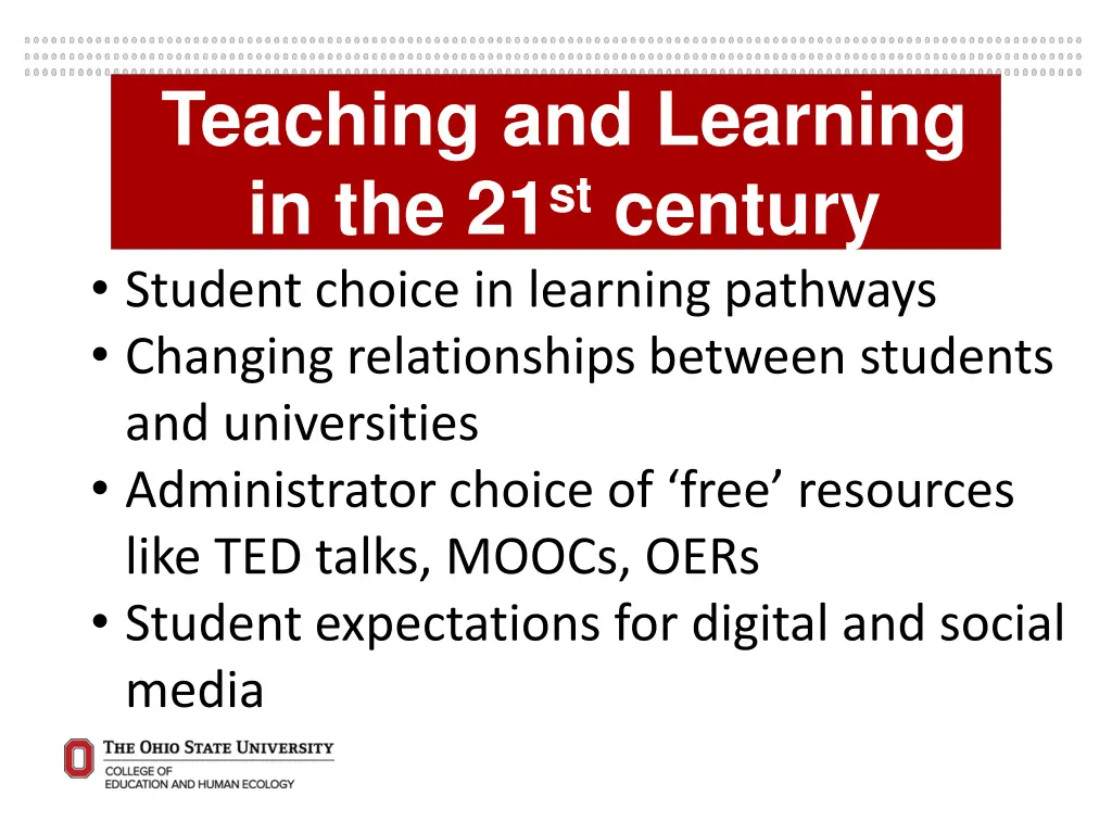 teaching and learning in the 21 st century 4