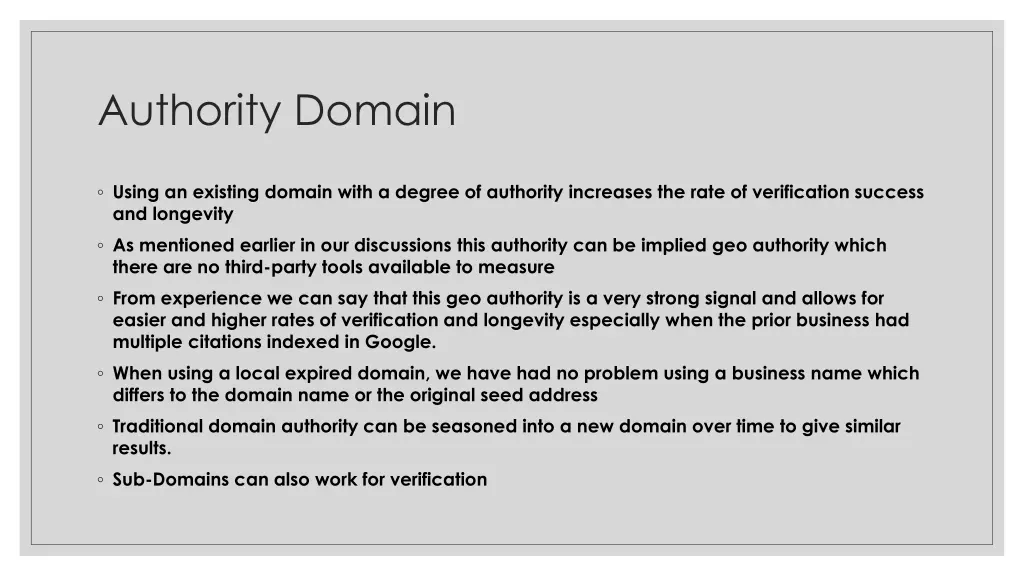 authority domain