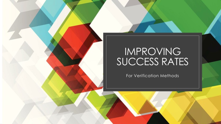 improving success rates