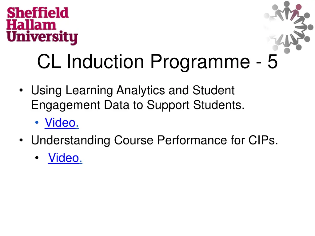 cl induction programme 5