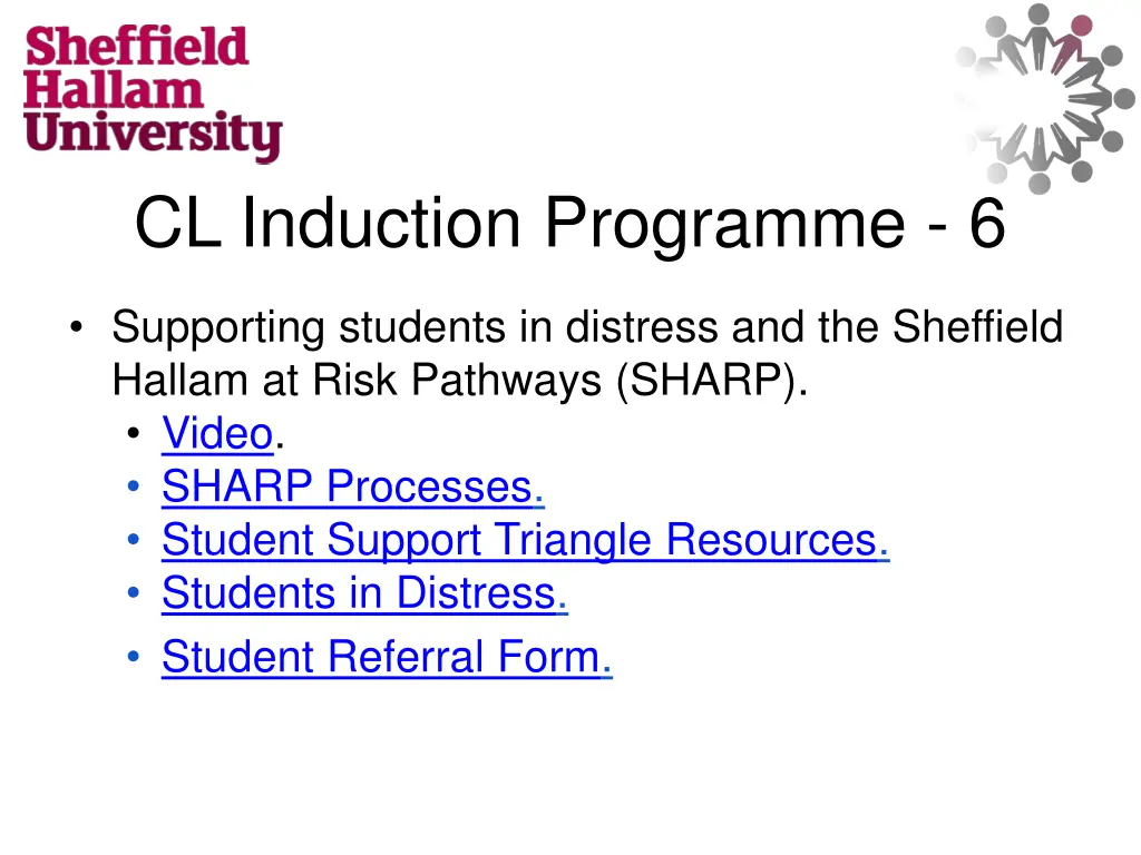 cl induction programme 6