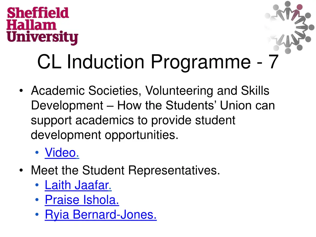 cl induction programme 7