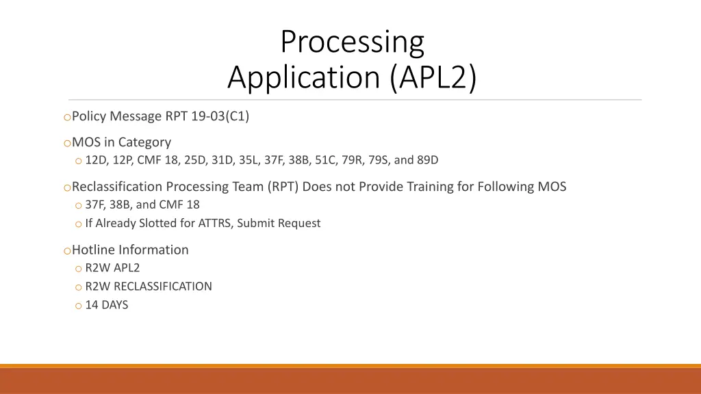 processing application apl2