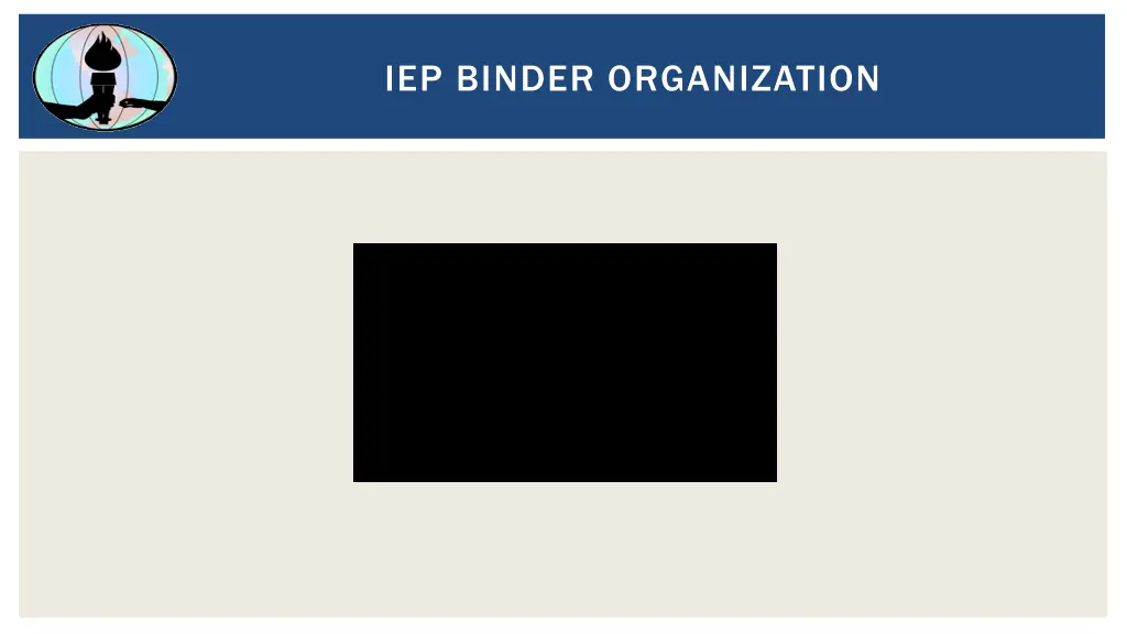 iep binder organization