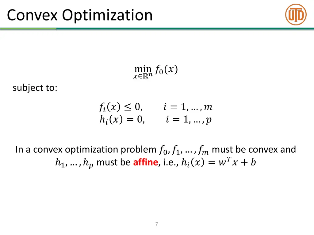 convex optimization 1