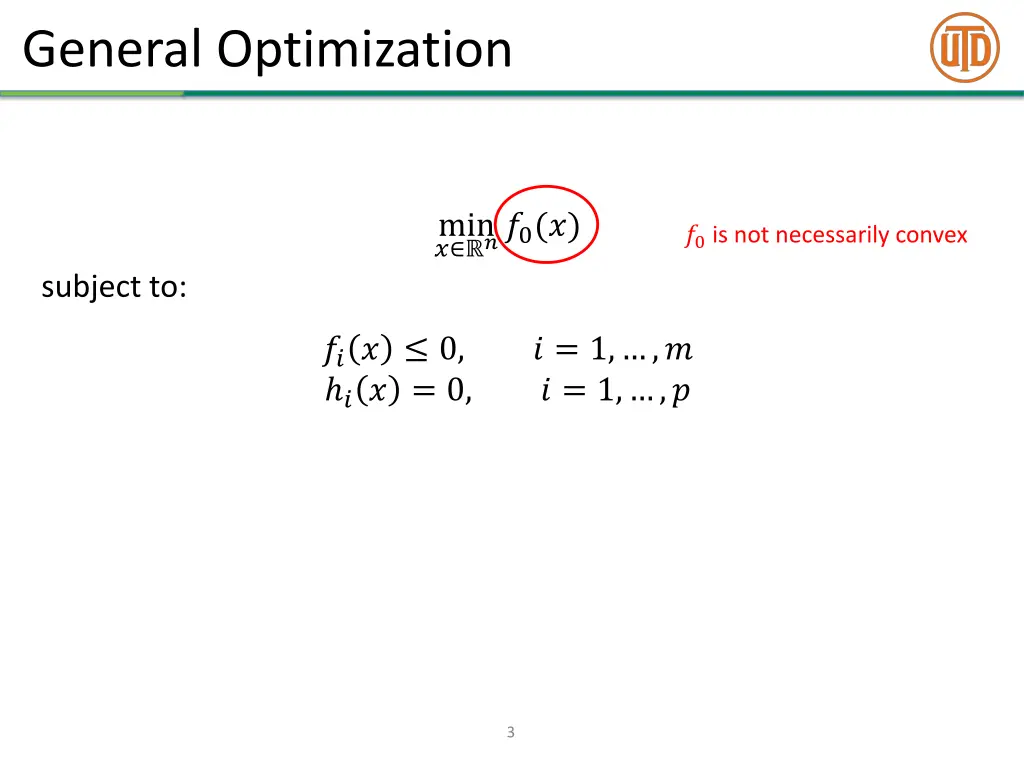 general optimization 1