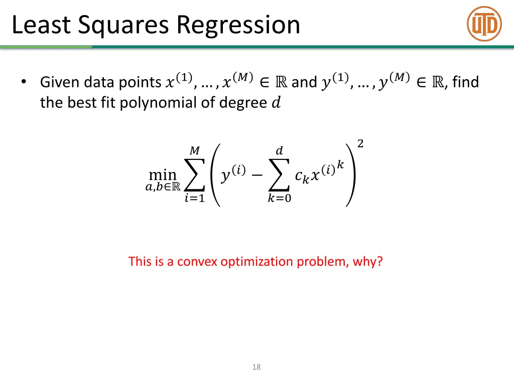 least squares regression 2