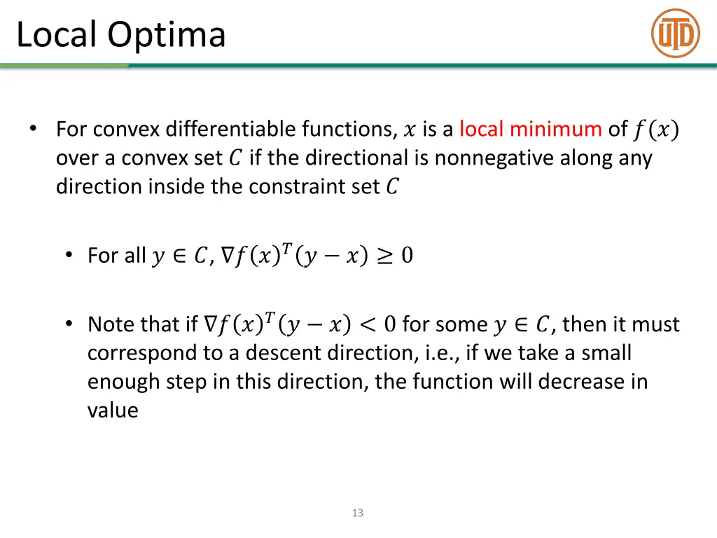 local optima