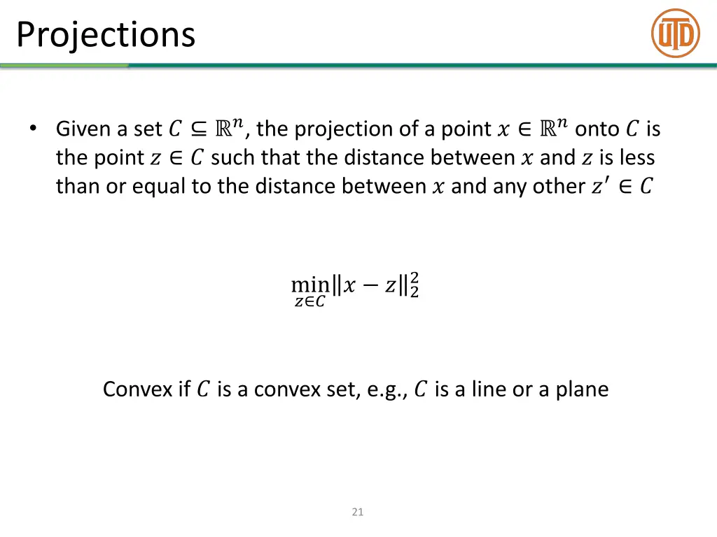 projections 2