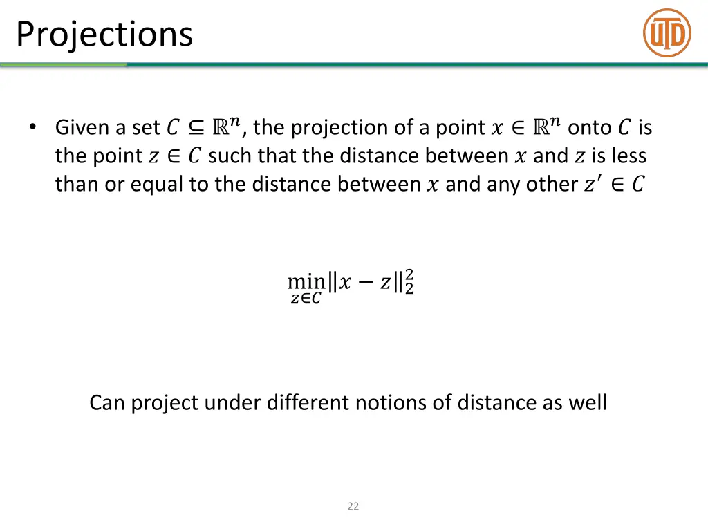 projections 3