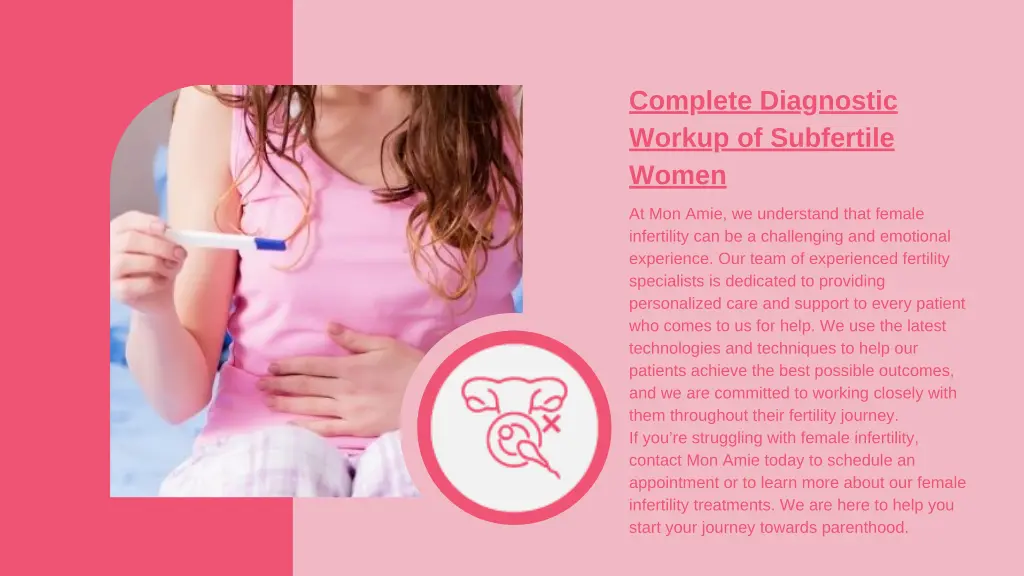 complete diagnostic workup of subfertile women