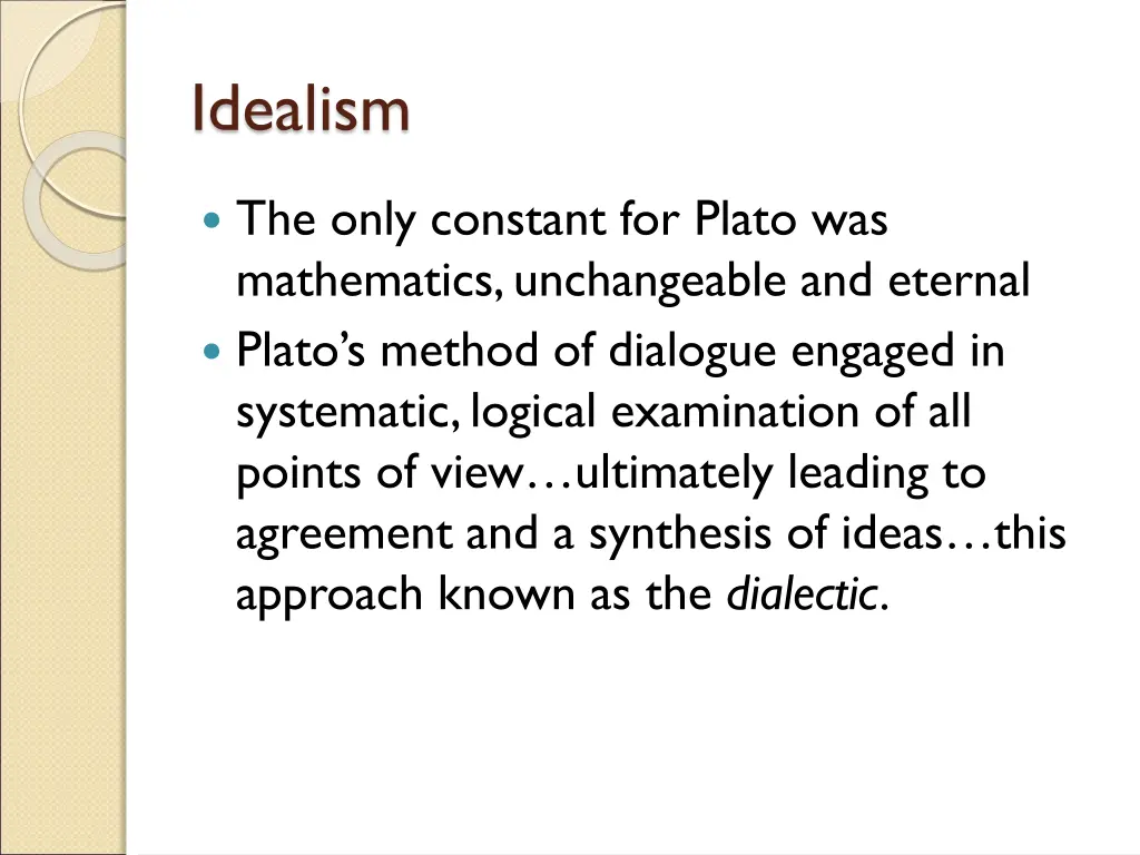 idealism