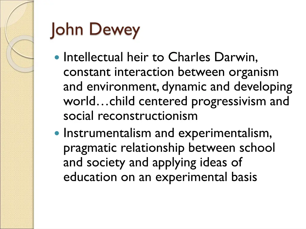 john dewey