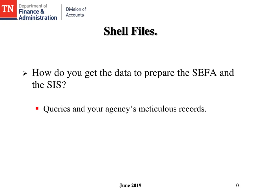 shell files