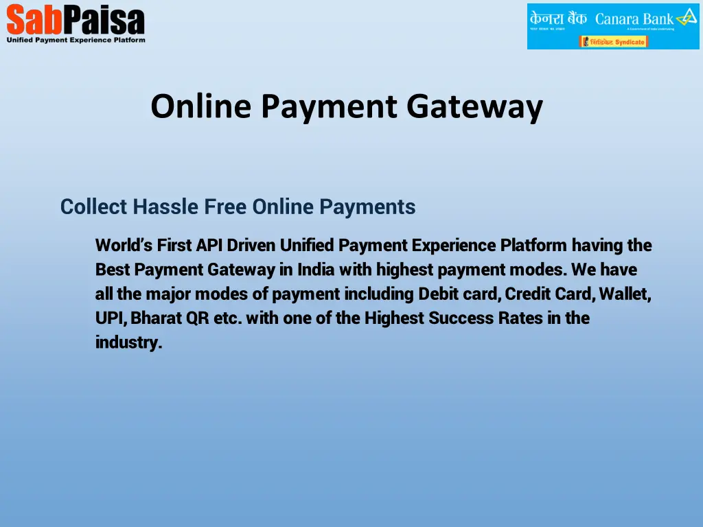 online payment gateway