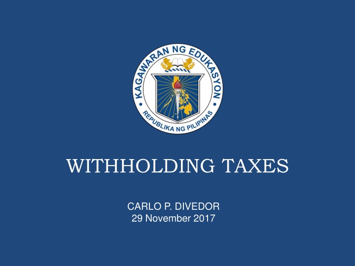 withholding taxes