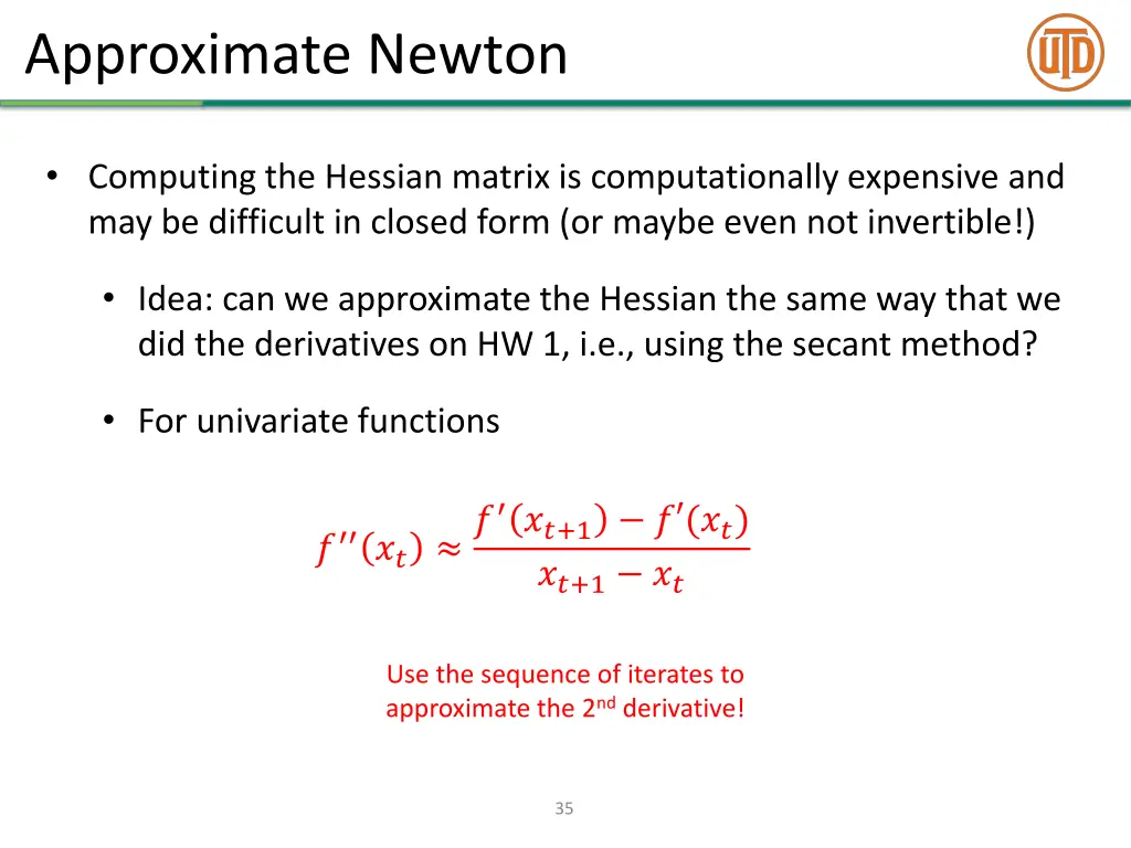 approximate newton 1