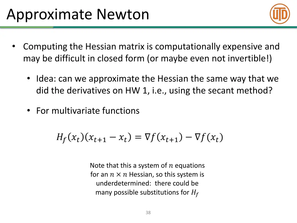 approximate newton 4