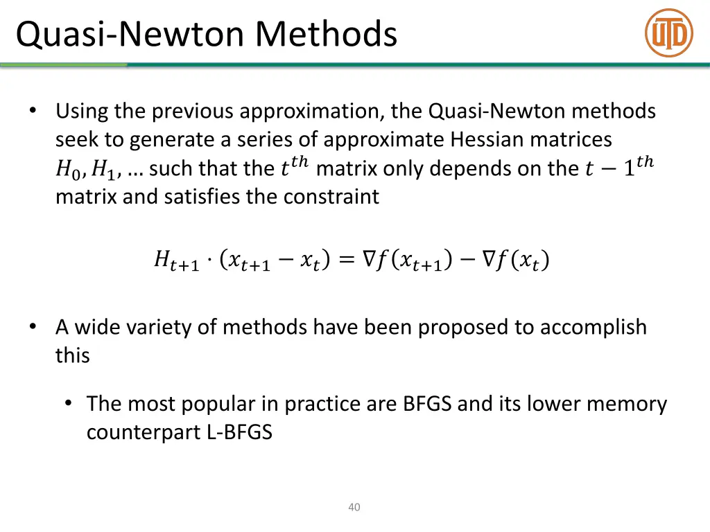 quasi newton methods 1