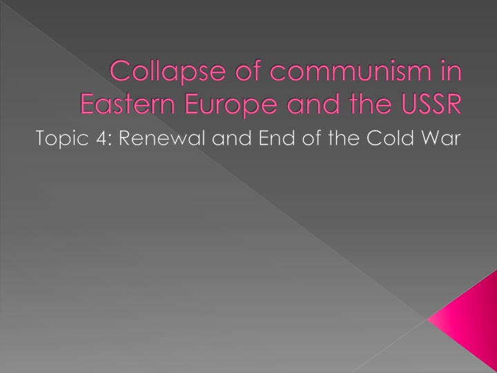 collapse of communism in eastern europe