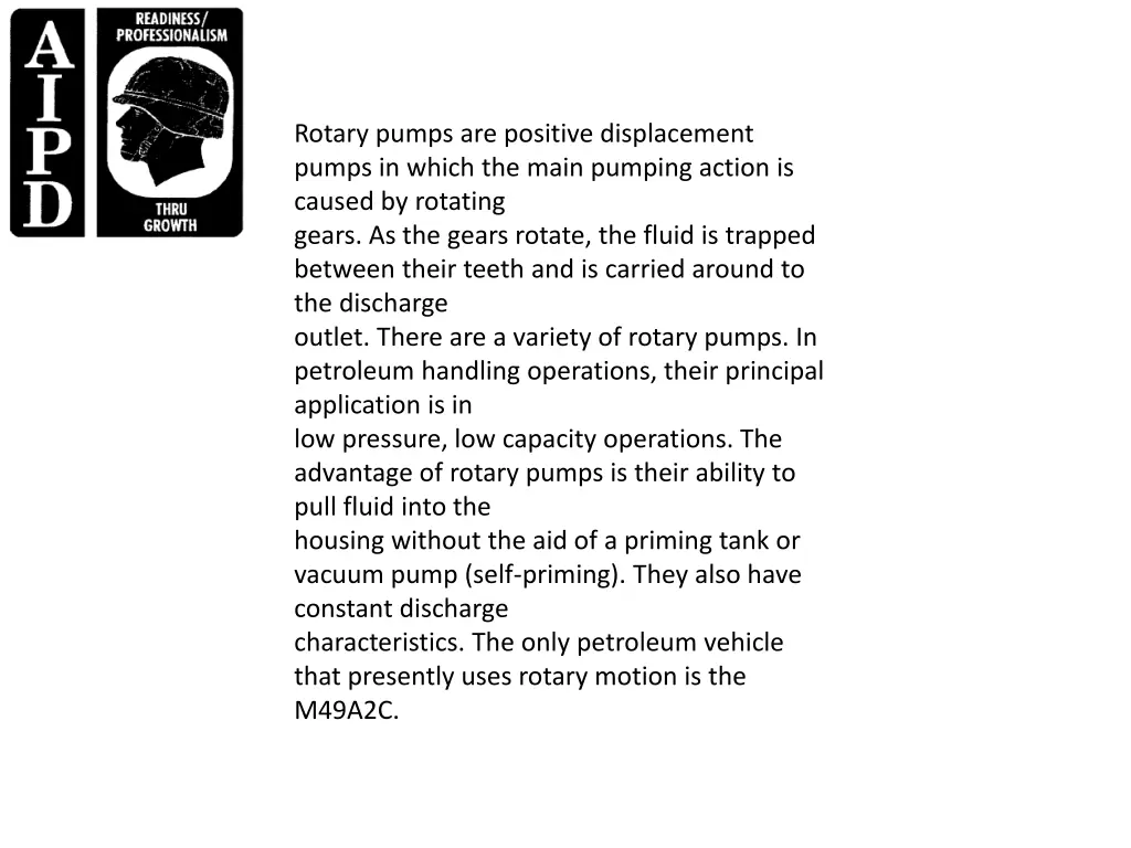 rotary pumps are positive displacement pumps