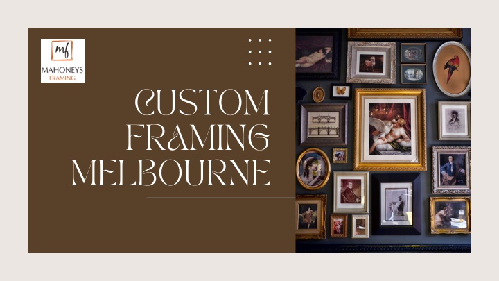 custom framing melbourne