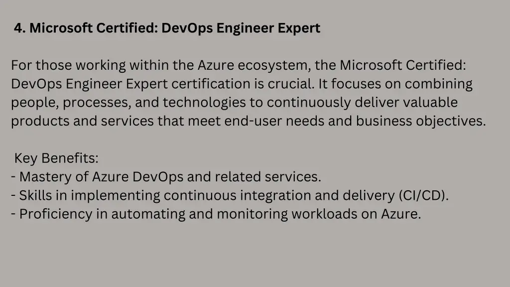 4 microsoft certified devops engineer expert