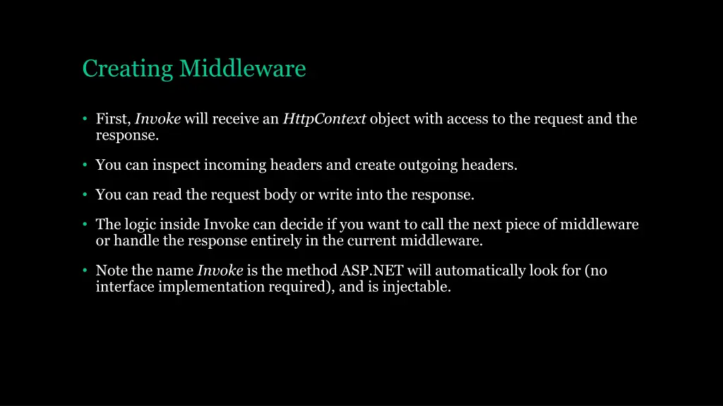 creating middleware