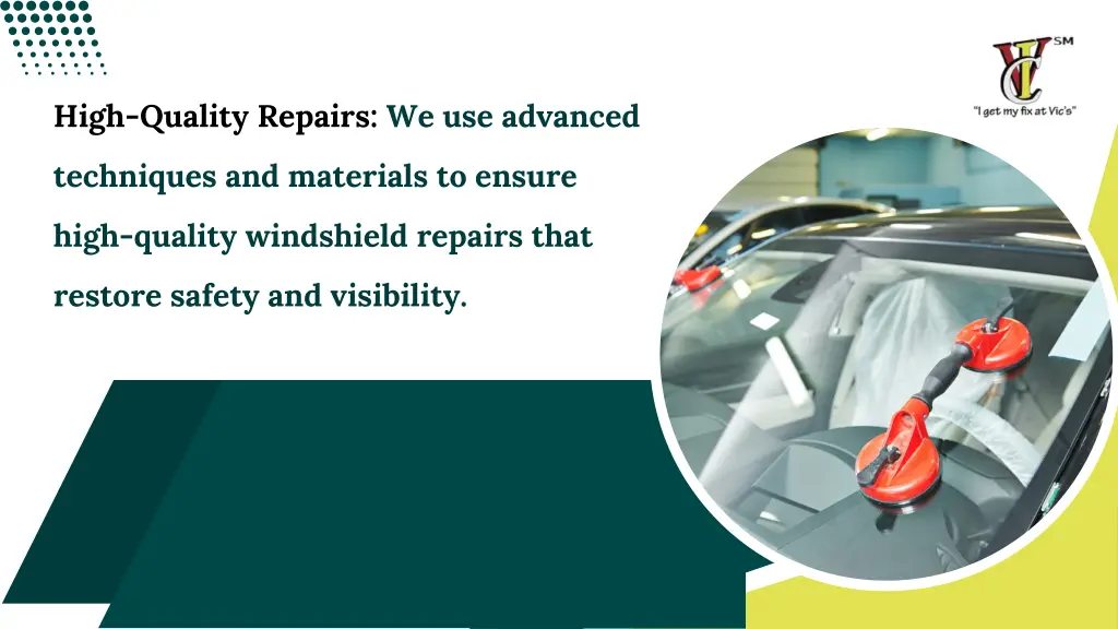 high quality repairs we use advanced