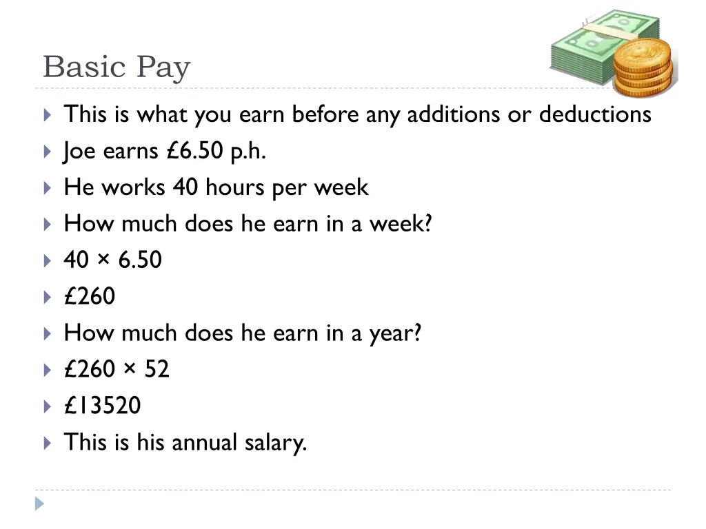 basic pay