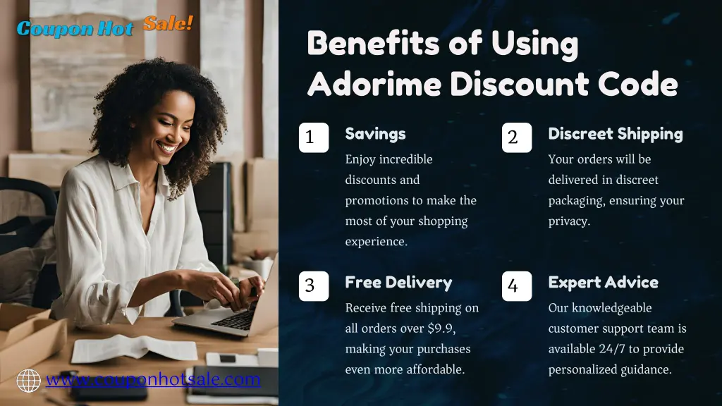 benefits of using adorime discount code