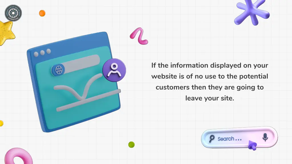 if the information displayed on your website