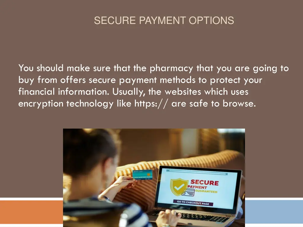 secure payment options