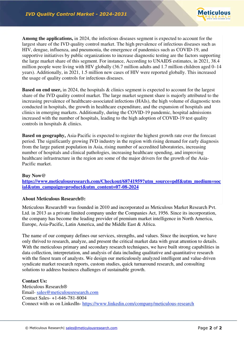 ivd quality control market 2024 2031 1