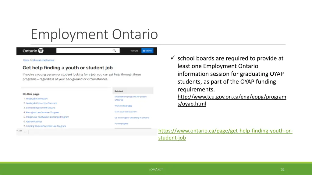 employment ontario