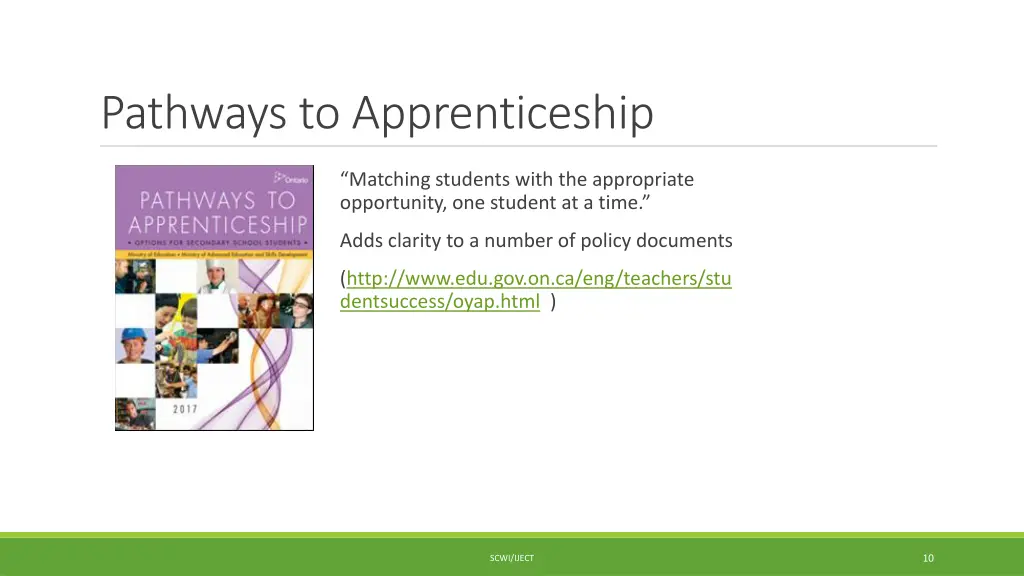 pathways to apprenticeship