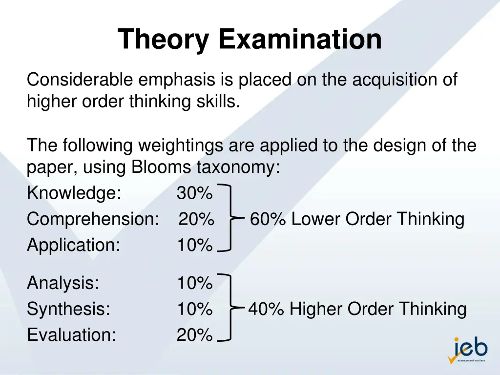 theory examination