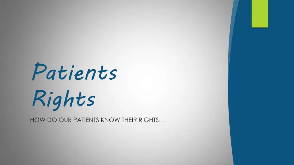 patients rights