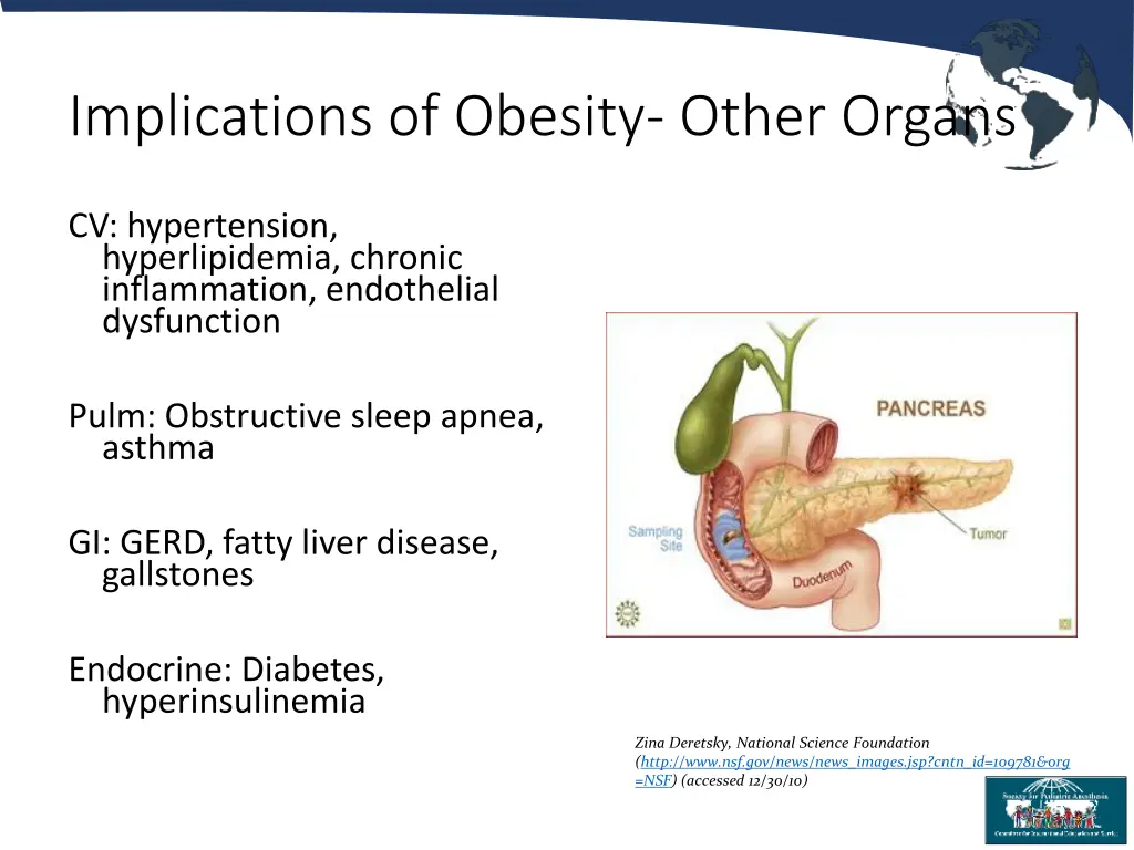 implications of obesity other organs