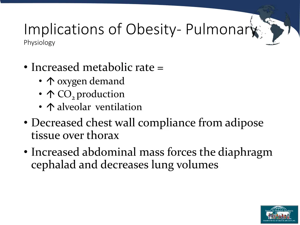 implications of obesity pulmonary physiology