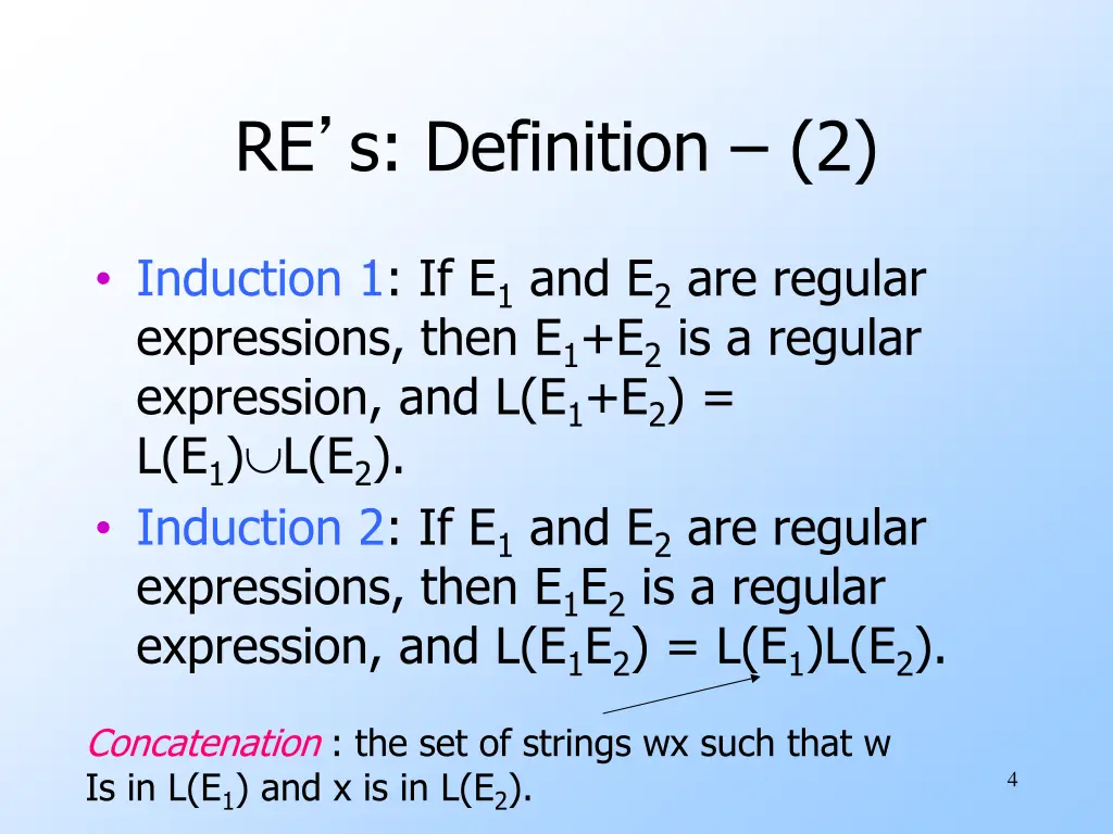 re s definition 2