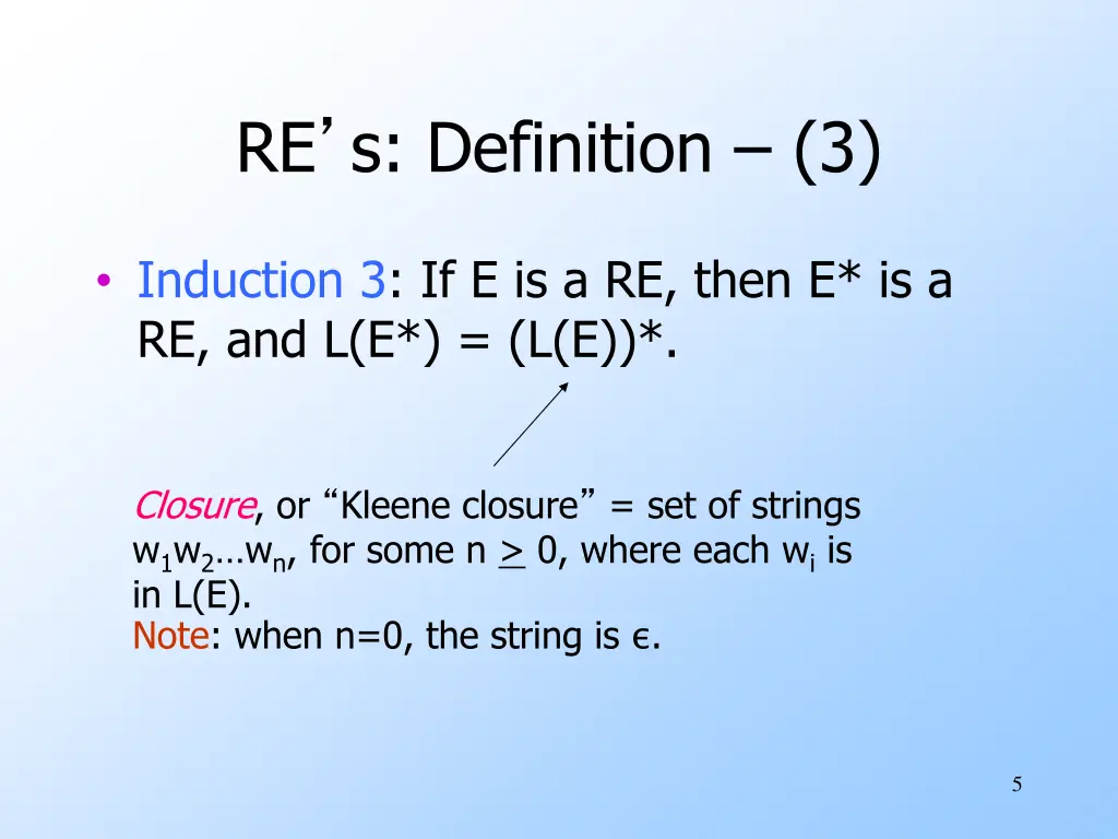 re s definition 3