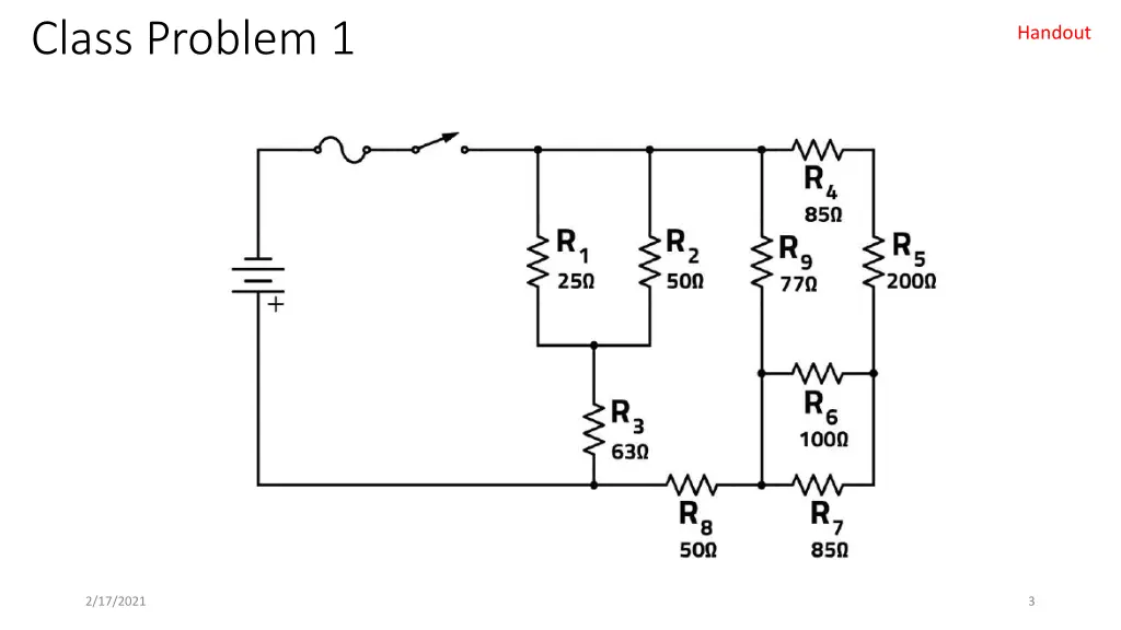 class problem 1