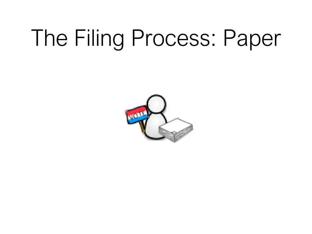 the filing process paper 2