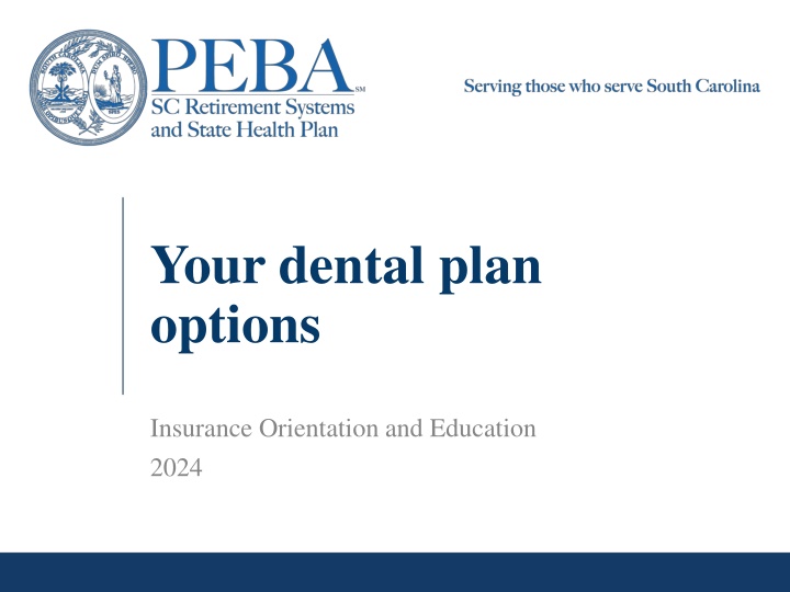 your dental plan options