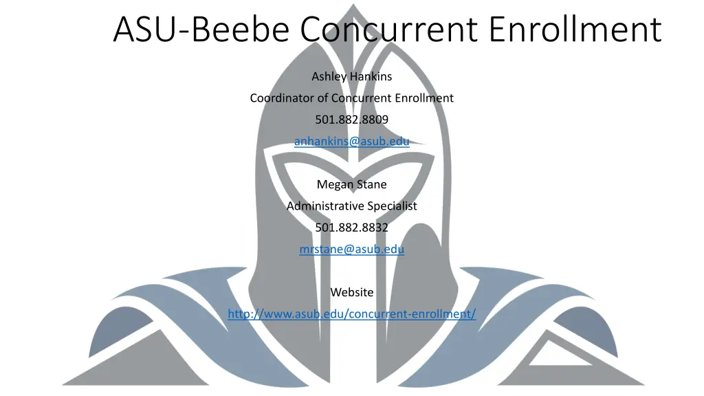 asu beebe concurrent enrollment 1