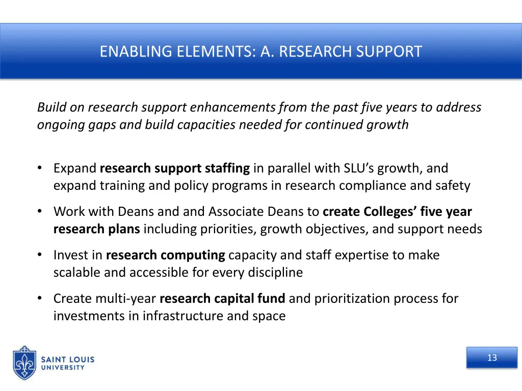 enabling elements a research support