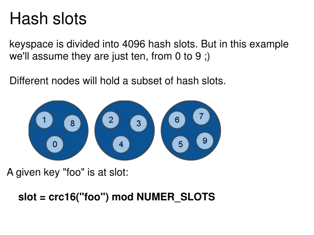 hash slots